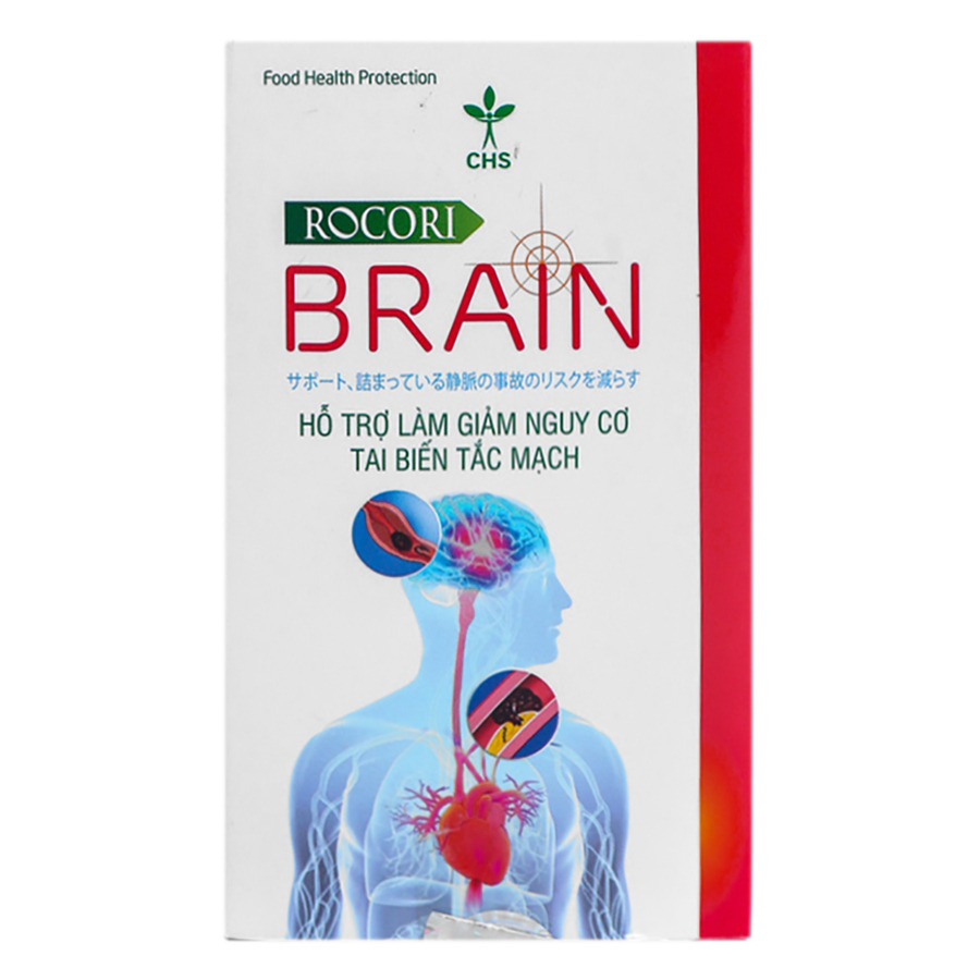 Thực phẩm bảo vệ sức khỏe Viên Rocori Brain (30 Viên / Hộp)