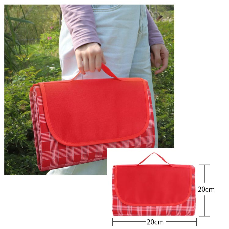 THẢM DÃ NGOẠI, DU LỊCH, PICNIC CAO CẤP - Chống thấm nước, họa tiết caro, gấp gọn tiện lợi - 2 kích thước khách chọn màu!