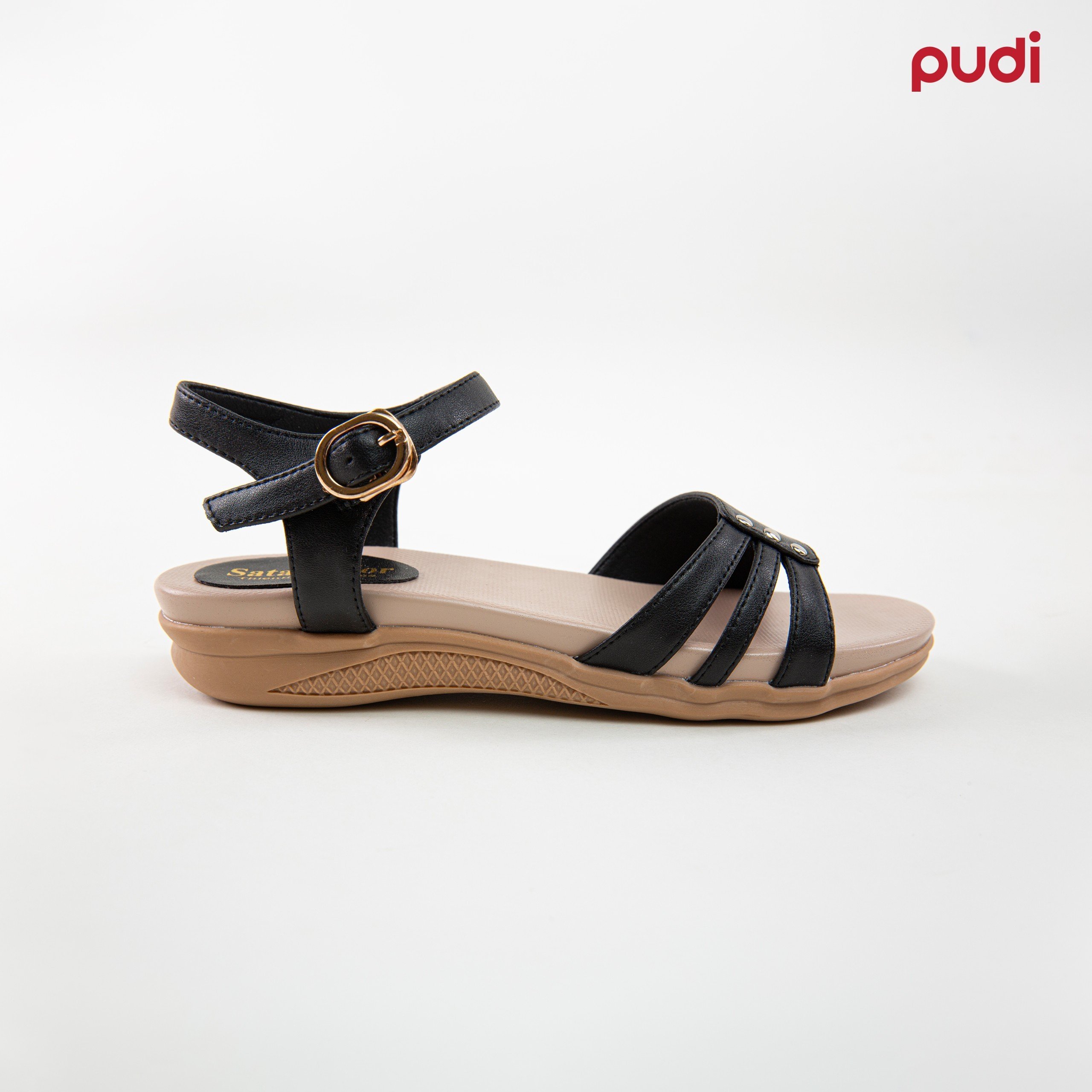 SANDAL NỮ QUAI CHÉO |PUDI| ĐẾ ĐÚC TRƠN TRƯỢT - 9350