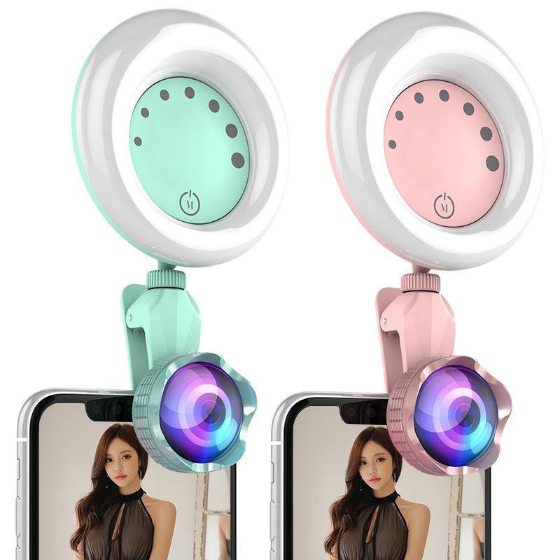 GIÁ SỈ Đèn led chiếu sáng chụp hình, đèn chụp hình selfie dùng cho mọi điện thoại 4098