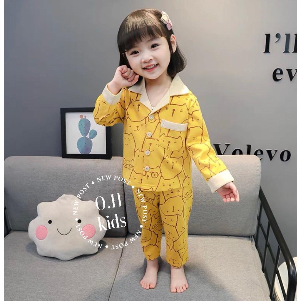 Bộ Pijama dài tay cho bé Trai/Gái 10-20Kg