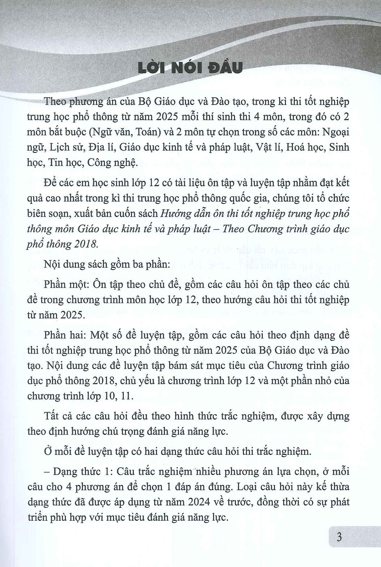 Hướng Dẫn Ôn Thi Tốt Nghiệp THPT Môn GIÁO DỤC KINH TẾ VÀ PHÁP LUẬT