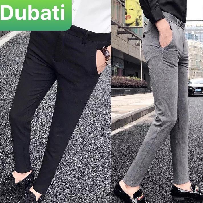 QUẦN TÂY NAM - QUẦN ÂU NAM CÔNG SỞ 3 MÀU BODY ÔM DÁNG- DUBATI FASHION