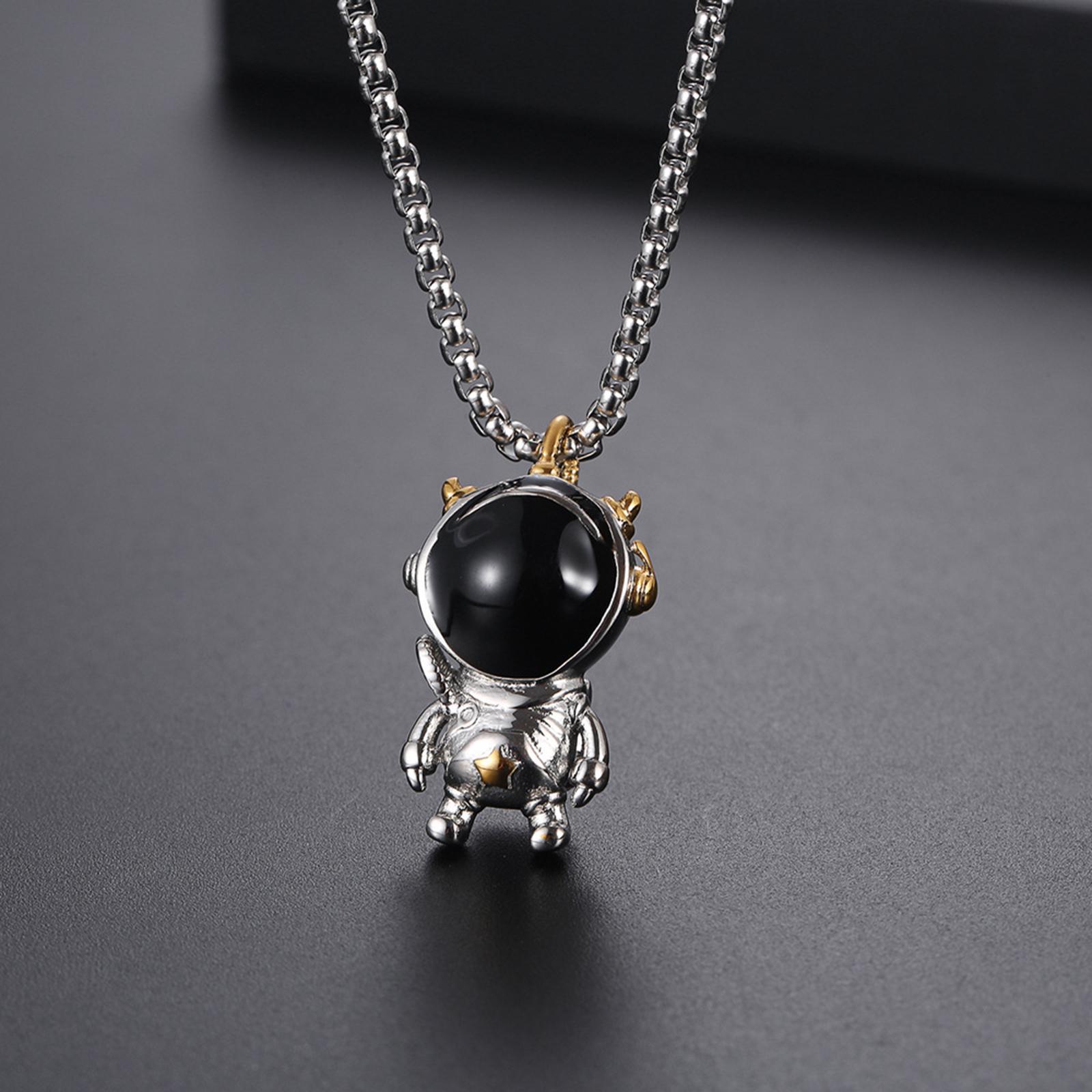 Astronaut Pendant Necklace Necklace for Couples Boys Girls