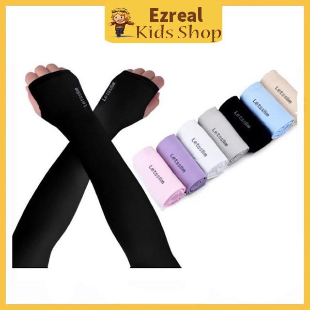 Găng Tay Chống Nắng Let' SLim Xỏ Ngón Thun Lạnh Thoáng Mát