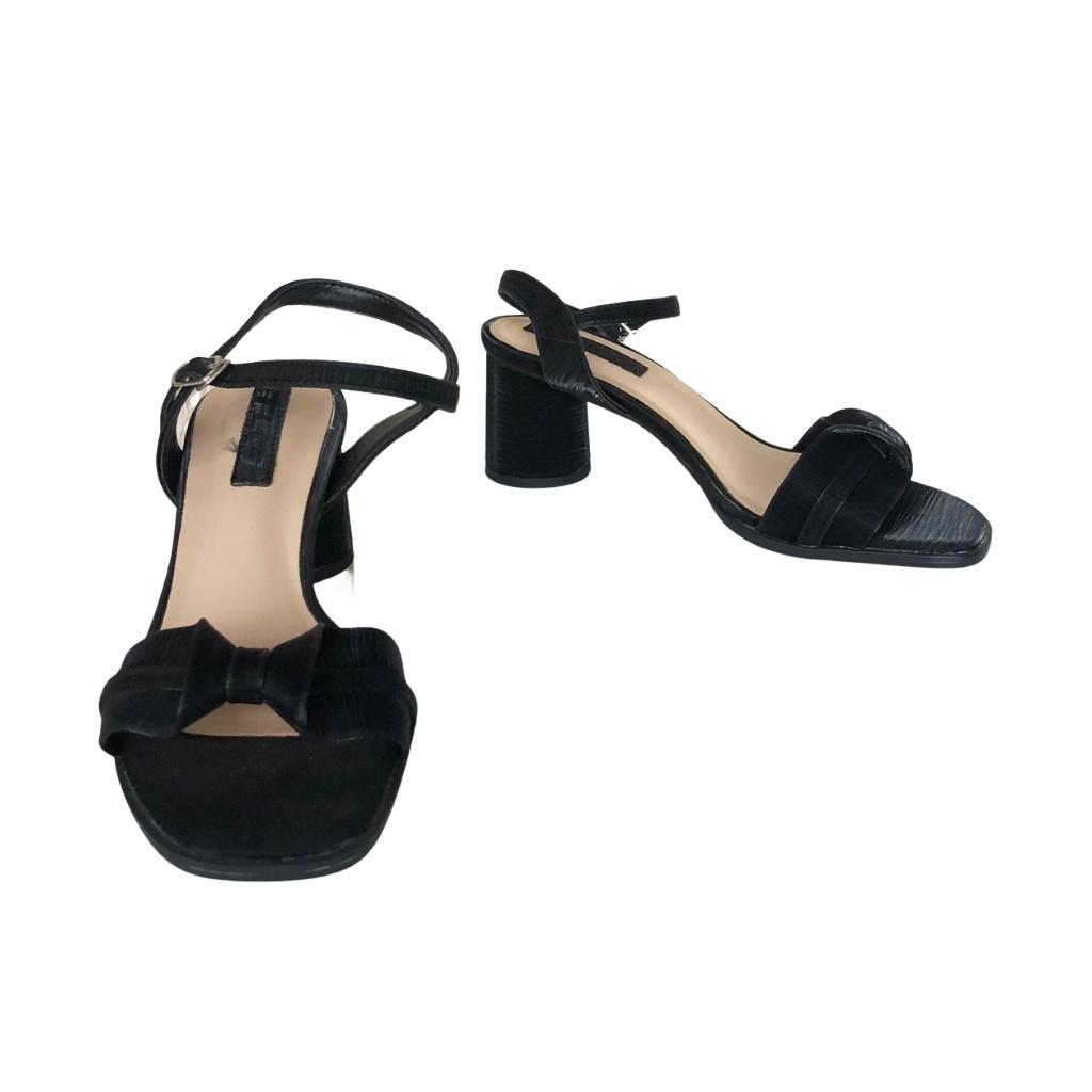 Sandal nữ 6 phân mũi vuông siêu thời trang 21791