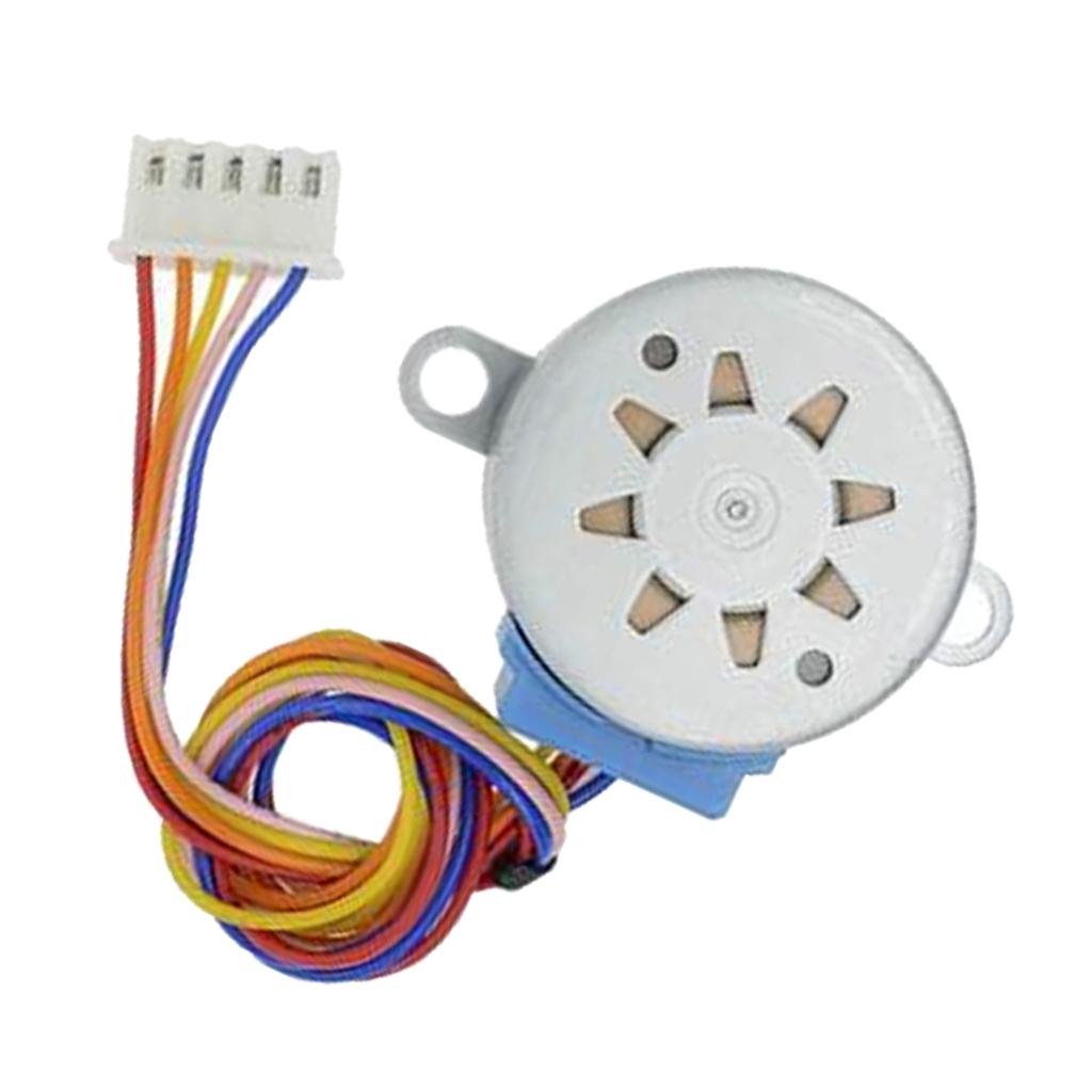 12V 4 pha 5 dòng ô tô xe máy động cơ bước/giảm tốc Động Cơ Giảm Tốc