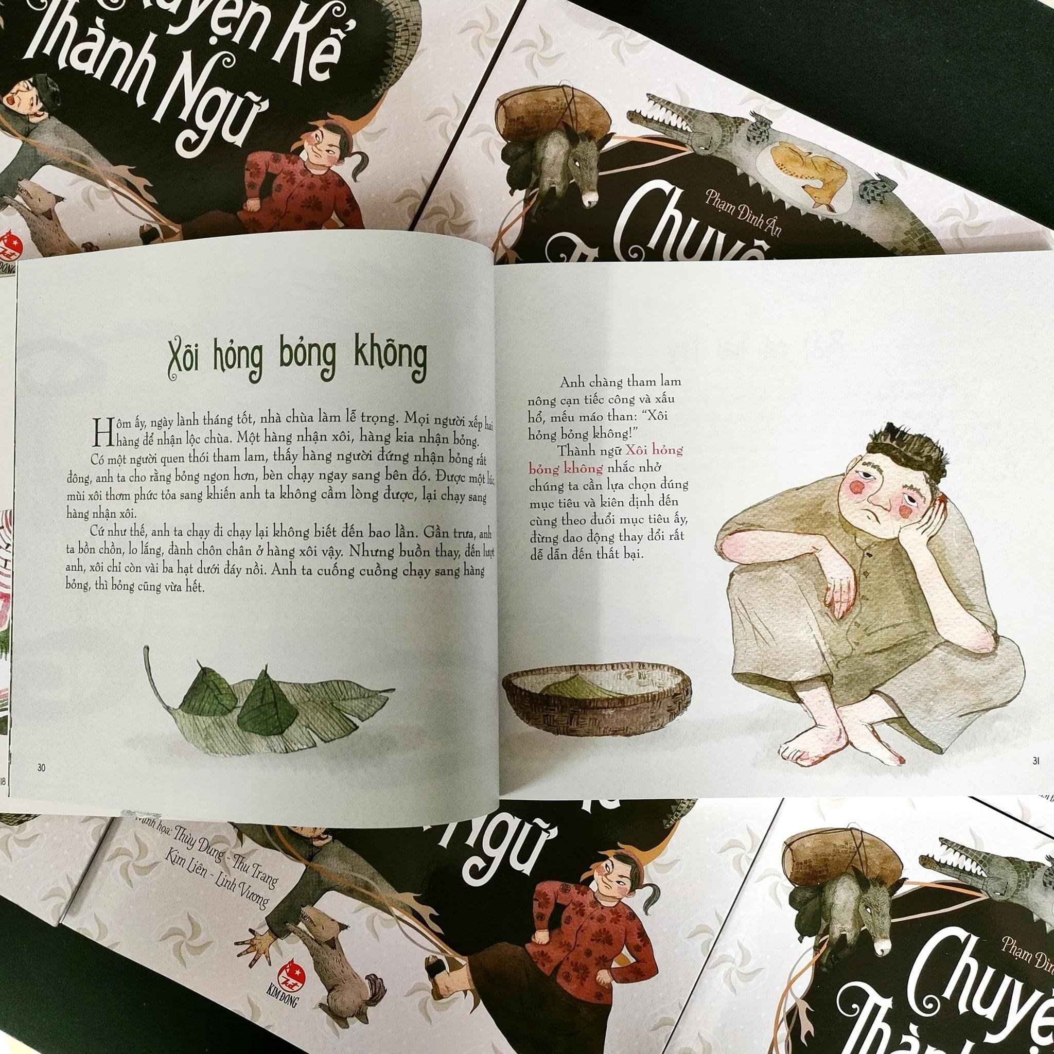 Combo Chuyện kể thành ngữ - Bản tiếng Việt + Bản song ngữ