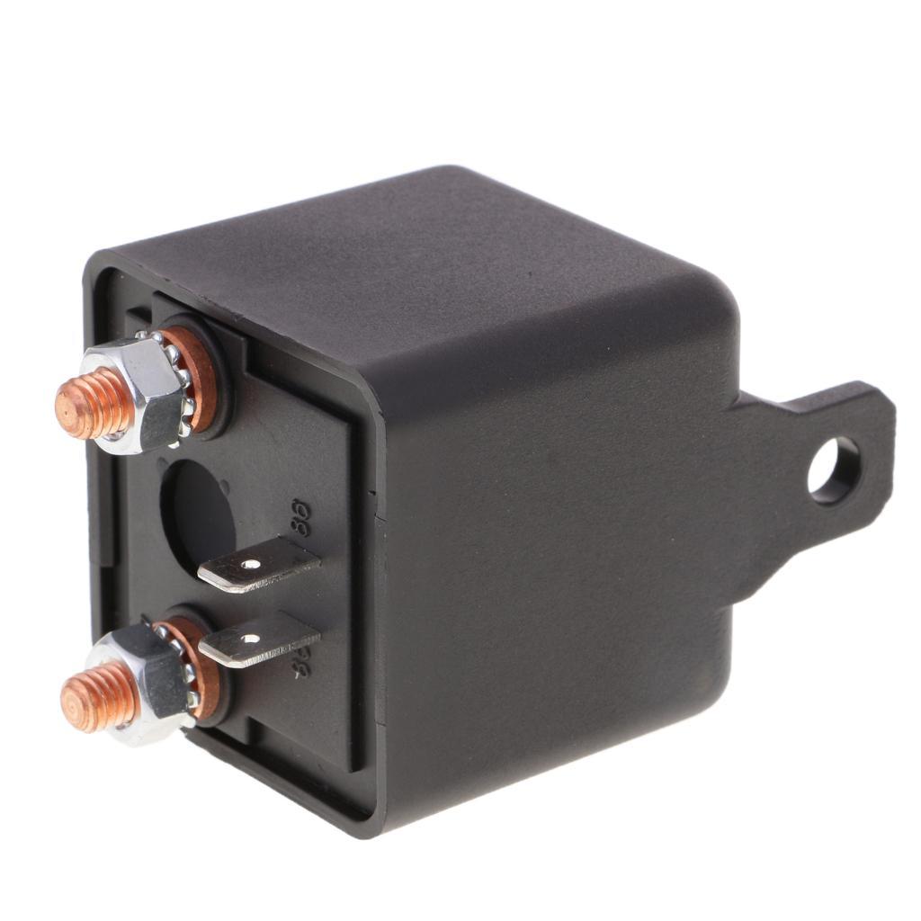 2 Pieces High Current Car Truck Motorcycle 4-Pins DC 12V 200A Relay Switch