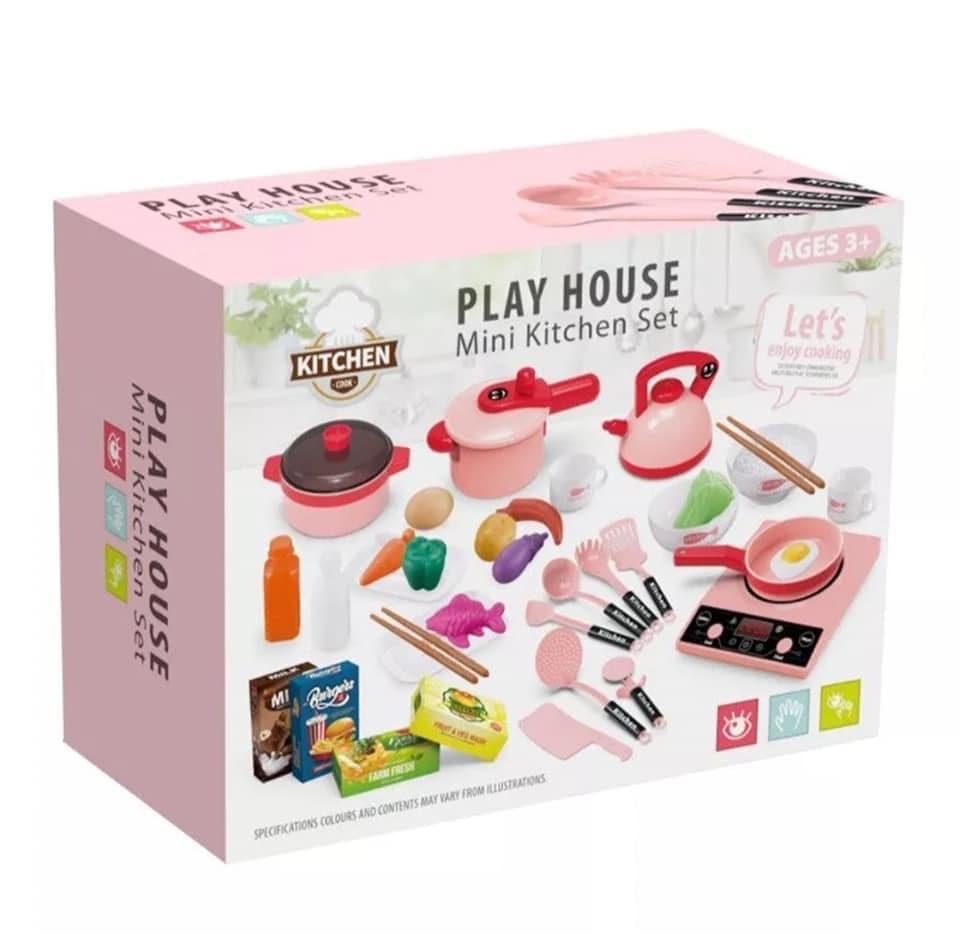 Đồ chơi trẻ em HT SYS Freeship Bộ đồ chơi nấu ăn cho bé - Đồ chơi nấu ăn 36 chi tiết bằng nhựa an toàn cho bé yêu - Quà tặng sinh nhật - Đồ chơi nhập vai