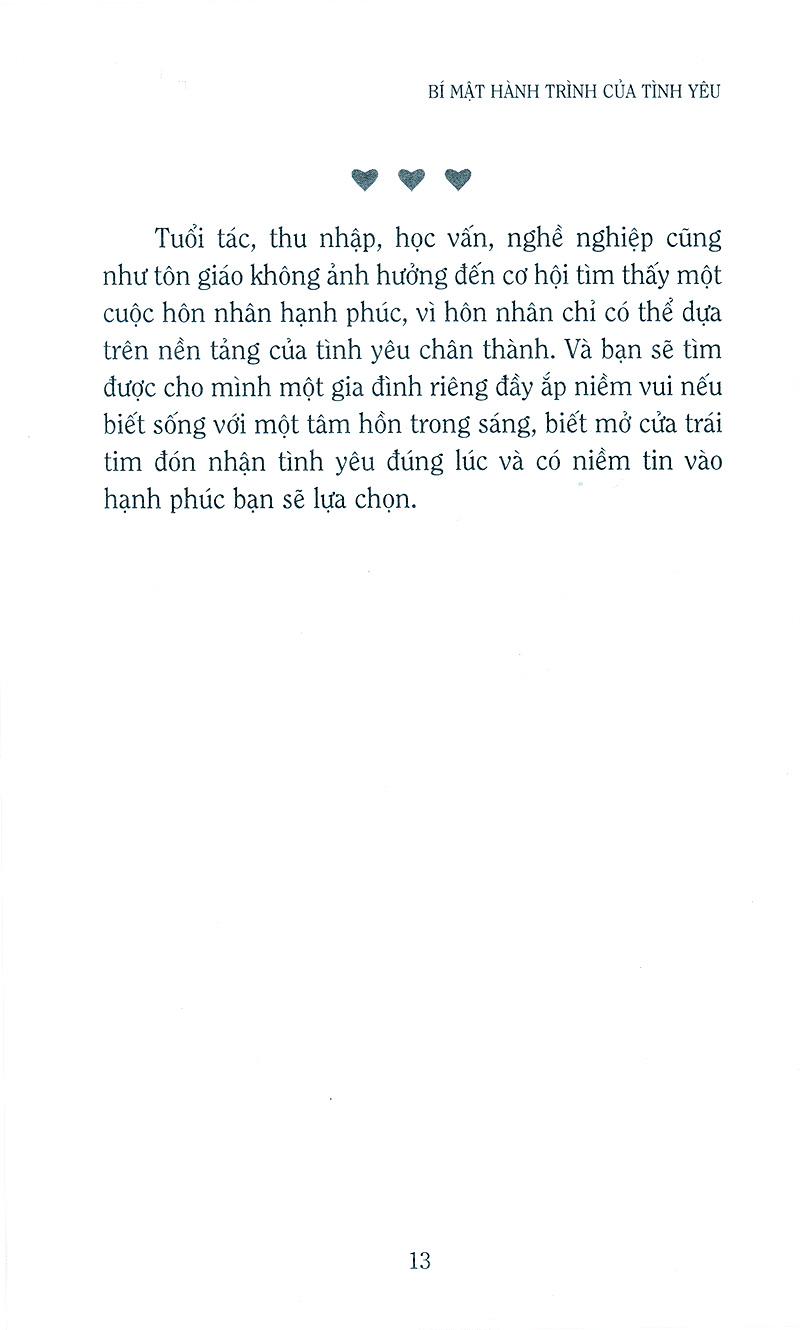 Bí Mật Hành Trình Tình Yêu