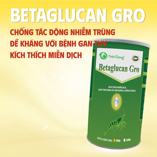Kích thích hệ miễn dịch tôm cá BETAGLUCAN GRO - Hũ 500g