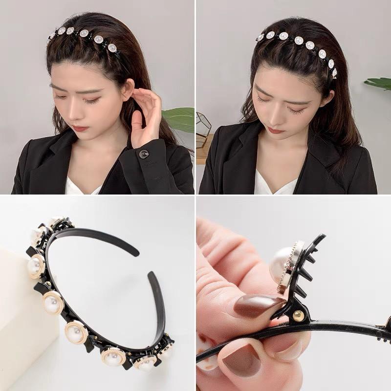 Bờm Tóc Có Kẹp Giữ Tóc Tạo Độ Phồng Siêu Xinh