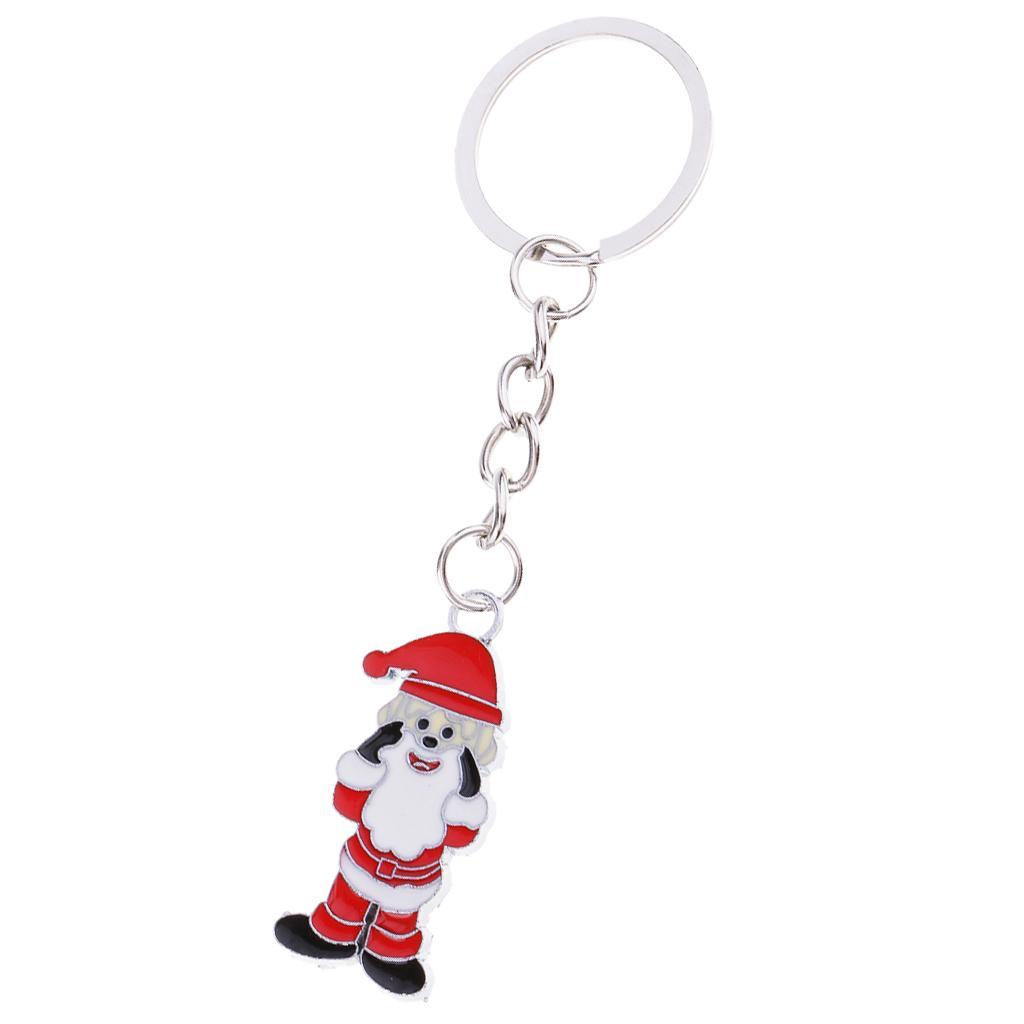 DIY Christmas Tree/Home/Door Decoration Pendnats Key Ring Key Chain Gifts