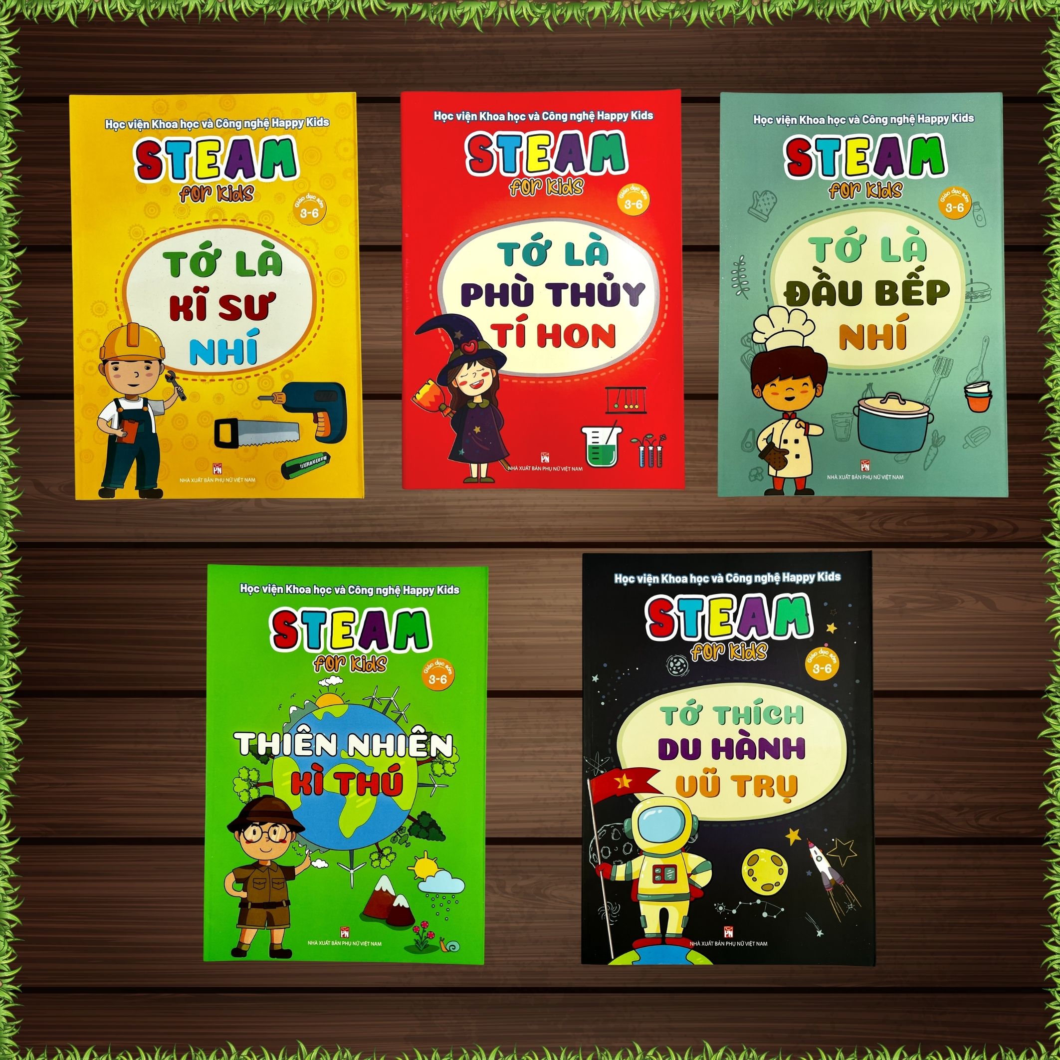 Sách - Bộ Học Viện Khoa Học Và Công Nghệ Happy kids