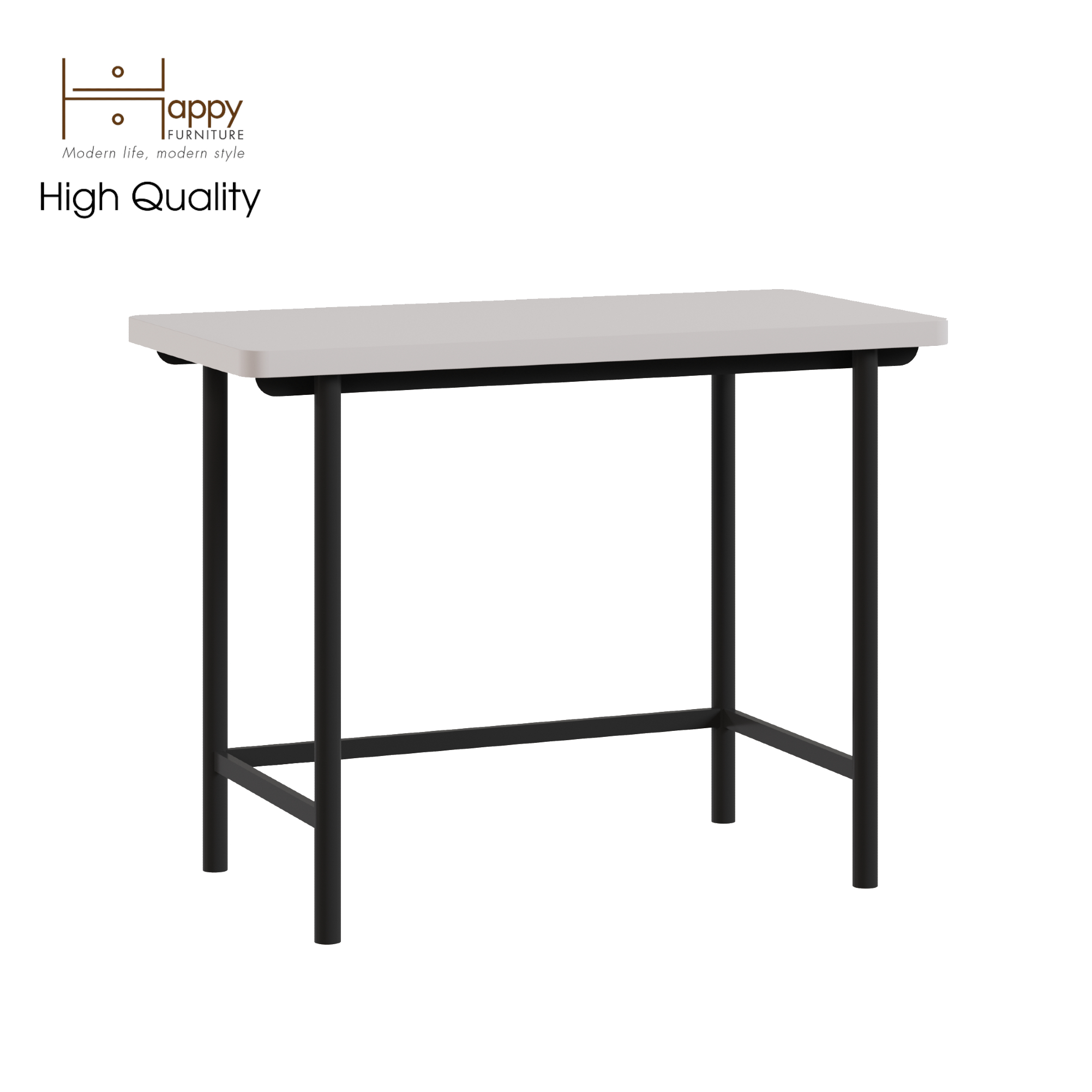 [Happy Home Furniture] SWEETY , Bàn làm việc đơn - chân sắt, 100cm x 50cm x 75cm ( DxRxC), BAN_045