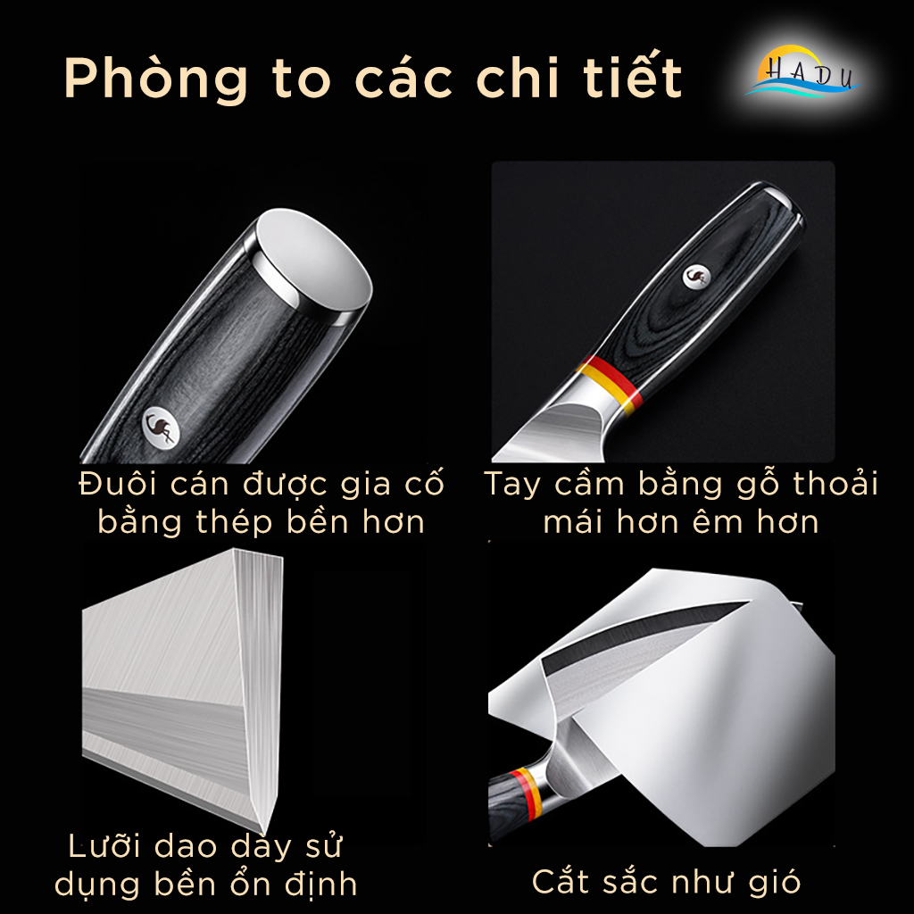 Dao Làm Bếp Cao Cấp Kiểu Nhật Bản Đạt Chất Lượng Đức SSGP