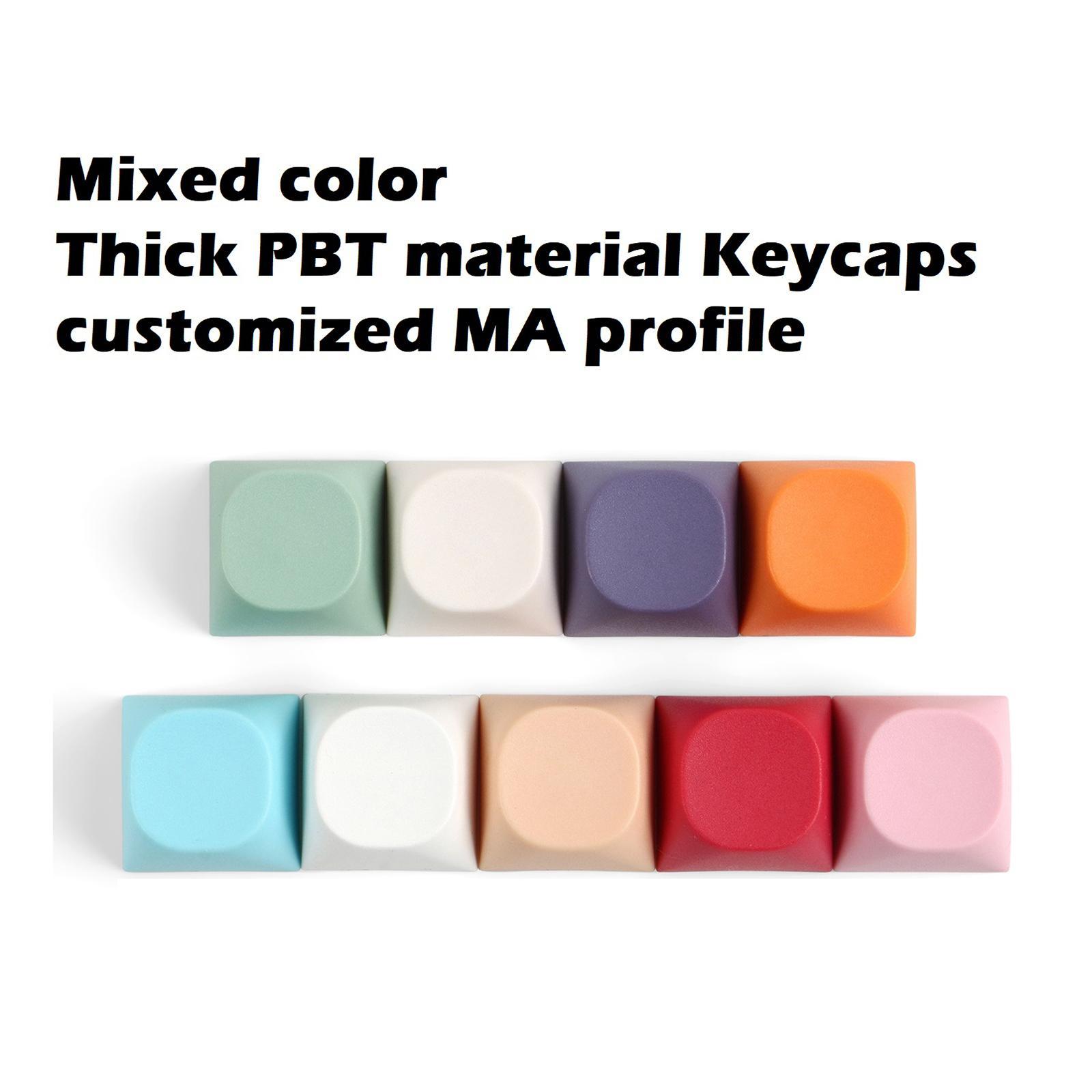 PBT Keycaps /MA Profile Ball Shape for All  Mechanical Keyboard