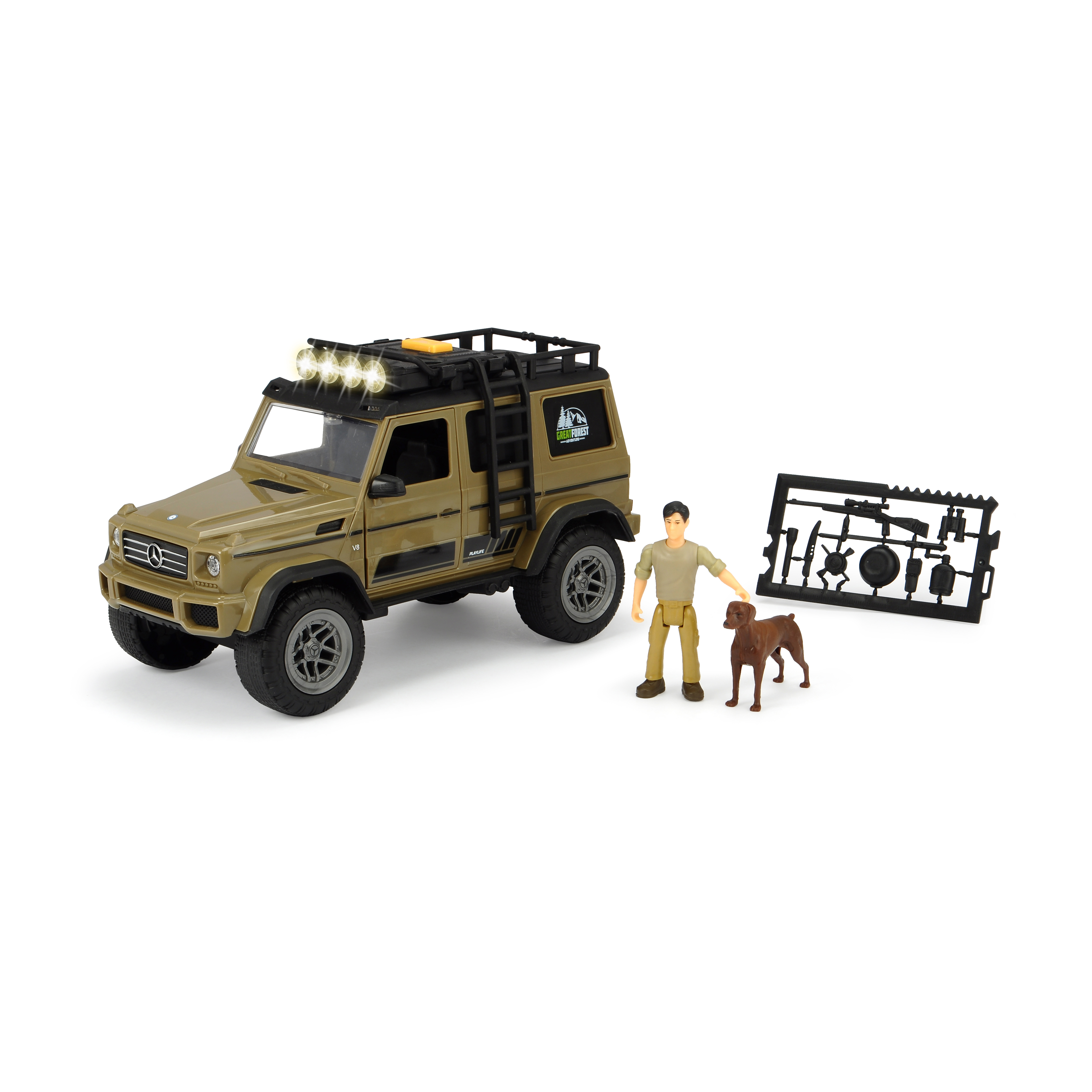 Bộ Đồ Chơi Xe Kiểm Lâm Dành Cho Bé Yêu DICKIE TOYS Playlife-Ranger Set 203834002 - Đồ Chơi Đức Chính Hãng