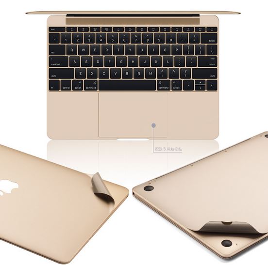 Bộ Dán Macbook 5 in 1 JCPAL Cho MB Air 13&quot; 2018-2019(Gold) - Hàng Chính Hãng