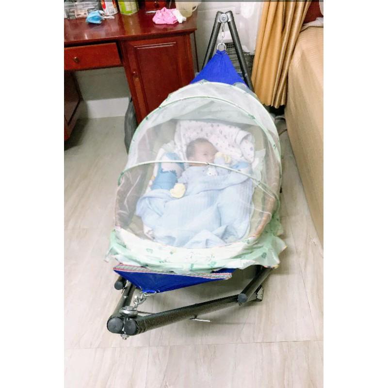 Võng Xếp Em Bé 1984 gồm khung+lưới+túi