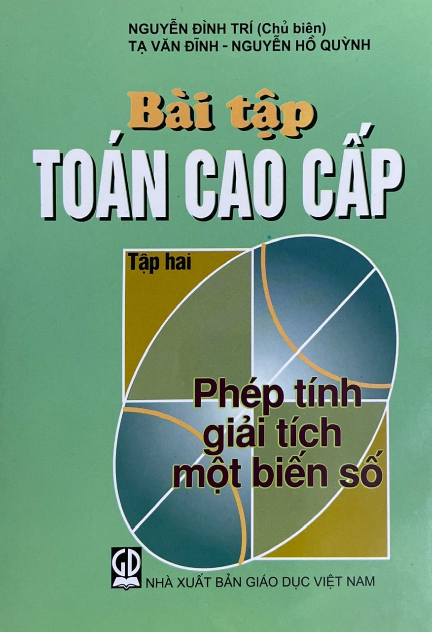 Combo 2 cuốn Toán Cao Cấp Tập 2 + Bài Tập