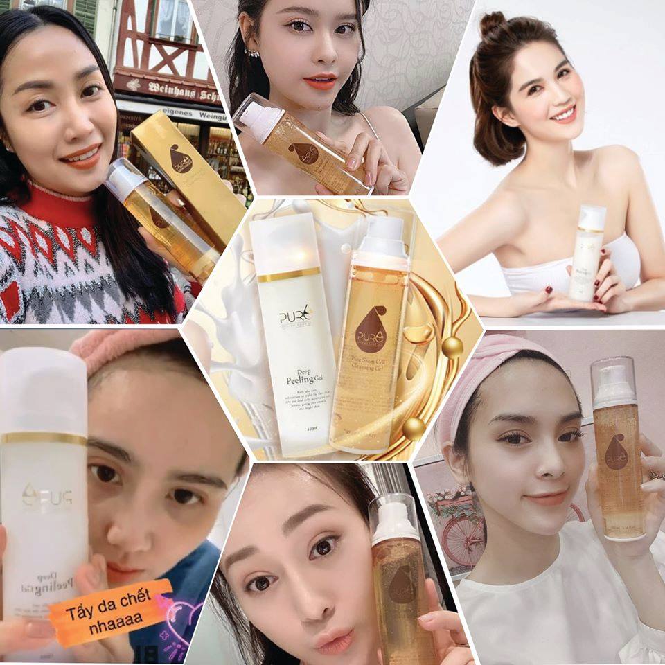 Gel Tẩy Tế Bào Chết Pure - Hạn Chế Nhờn, Giảm Mụn - Hàng Quốc - Chính Hãng