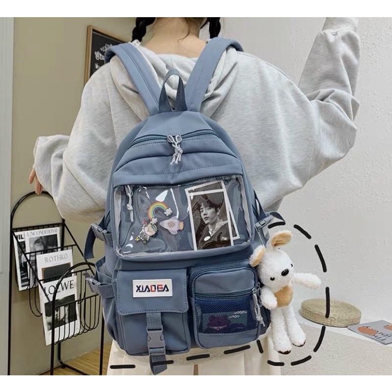 Balo Đi Học Uzllang Thời Trang Giá Rẻ Nhiều Ngăn XIADEA