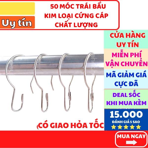 Combo 100 móc treo hàng hóa kim loại tiện dụng
