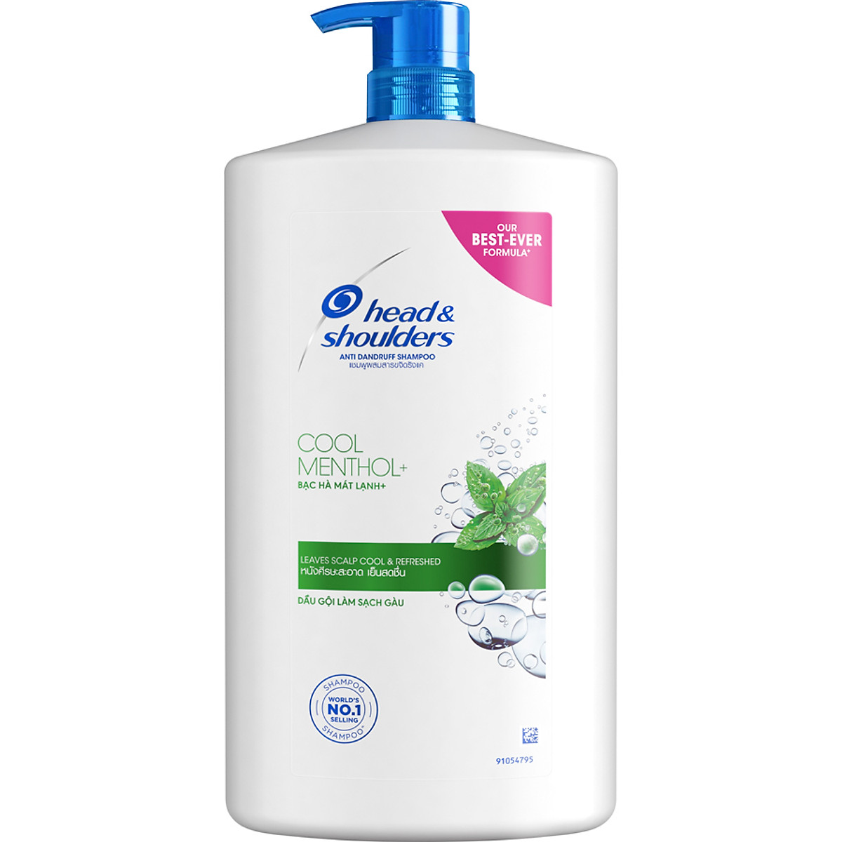 Dầu gội siêu to Head&Shoulders Bạc hà 1800ml tặng kèm 20 hộp lam London