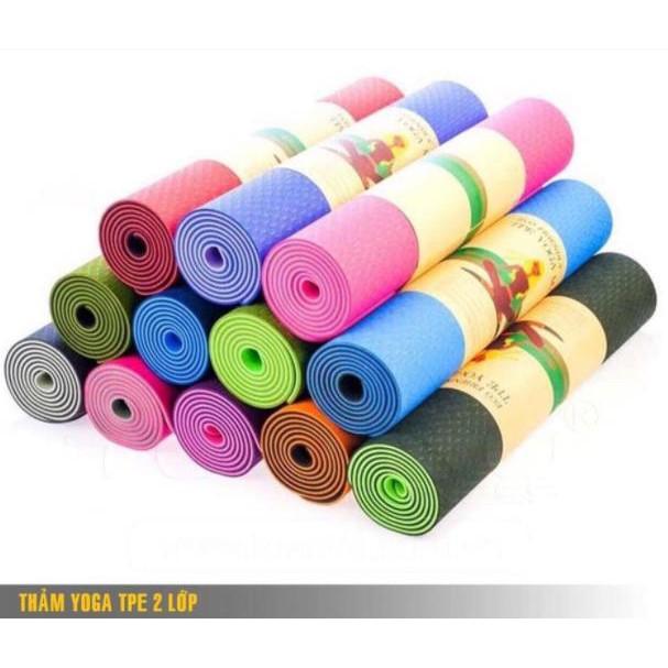 THẢM YOGA- THẢM ĐỊNH TUYẾN TPE 2 LỚP