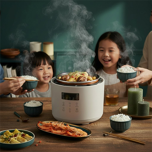 Nồi áp suất Bear 2.5 lít PC-4H25R - Hàng chính hãng