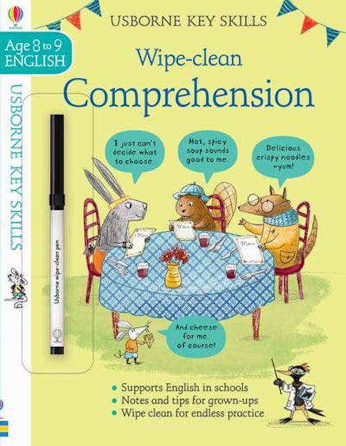 Sách Viết xóa tiếng Anh: Wipe-Clean Comprehension 8-9