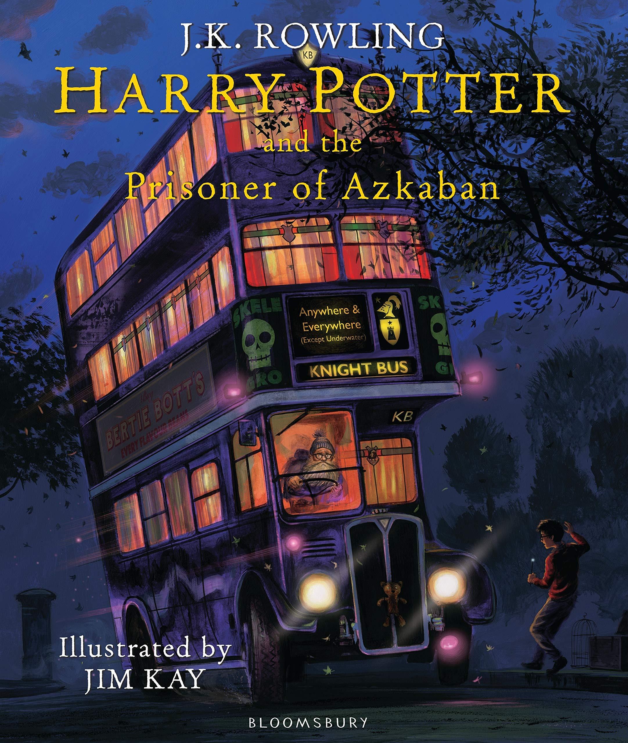 Harry Potter Part 3: Harry Potter And The Prisoner Of Azkaban (Hardback) Illustrated Edition (Harry Potter và tù nhân ngục Azkaban) (English Book)