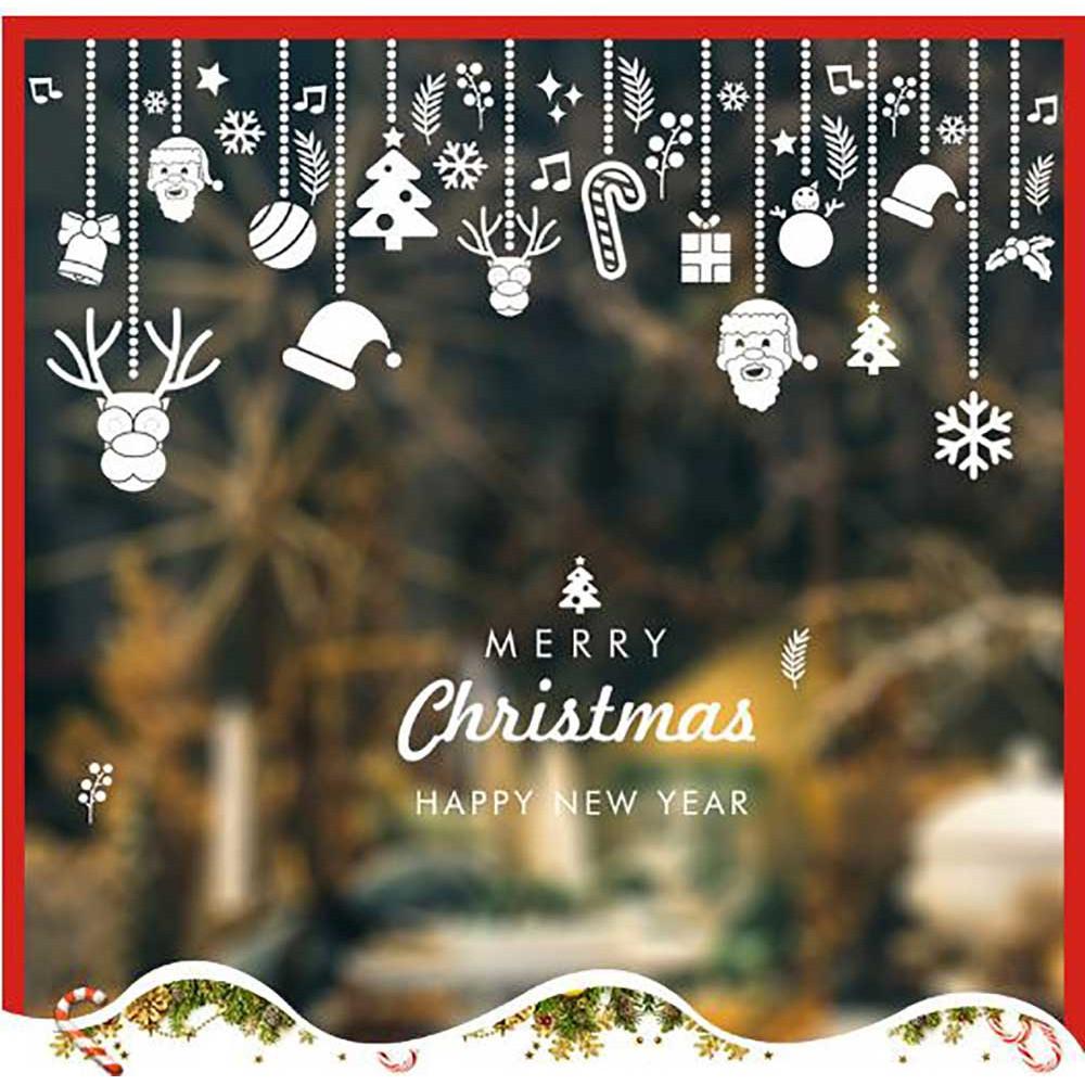 DECAL TRANG TRÍ NOEL 2 MẶT 2021 SỐ 2