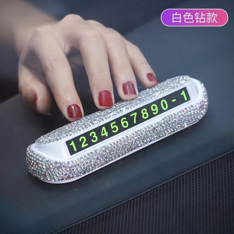 Bảng Báo Số Trên Taplo Ô Tô Đính Đá Cao Cấp