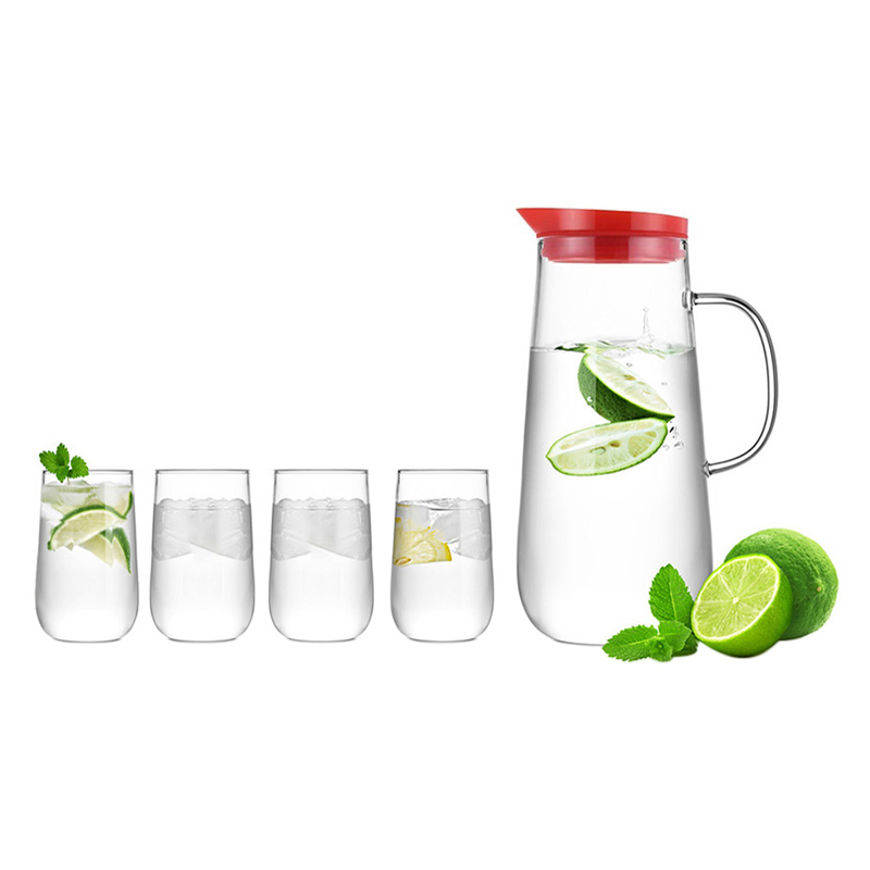 Bộ bình 4 ly thủy tinh Samadoyo Na616 1250ml