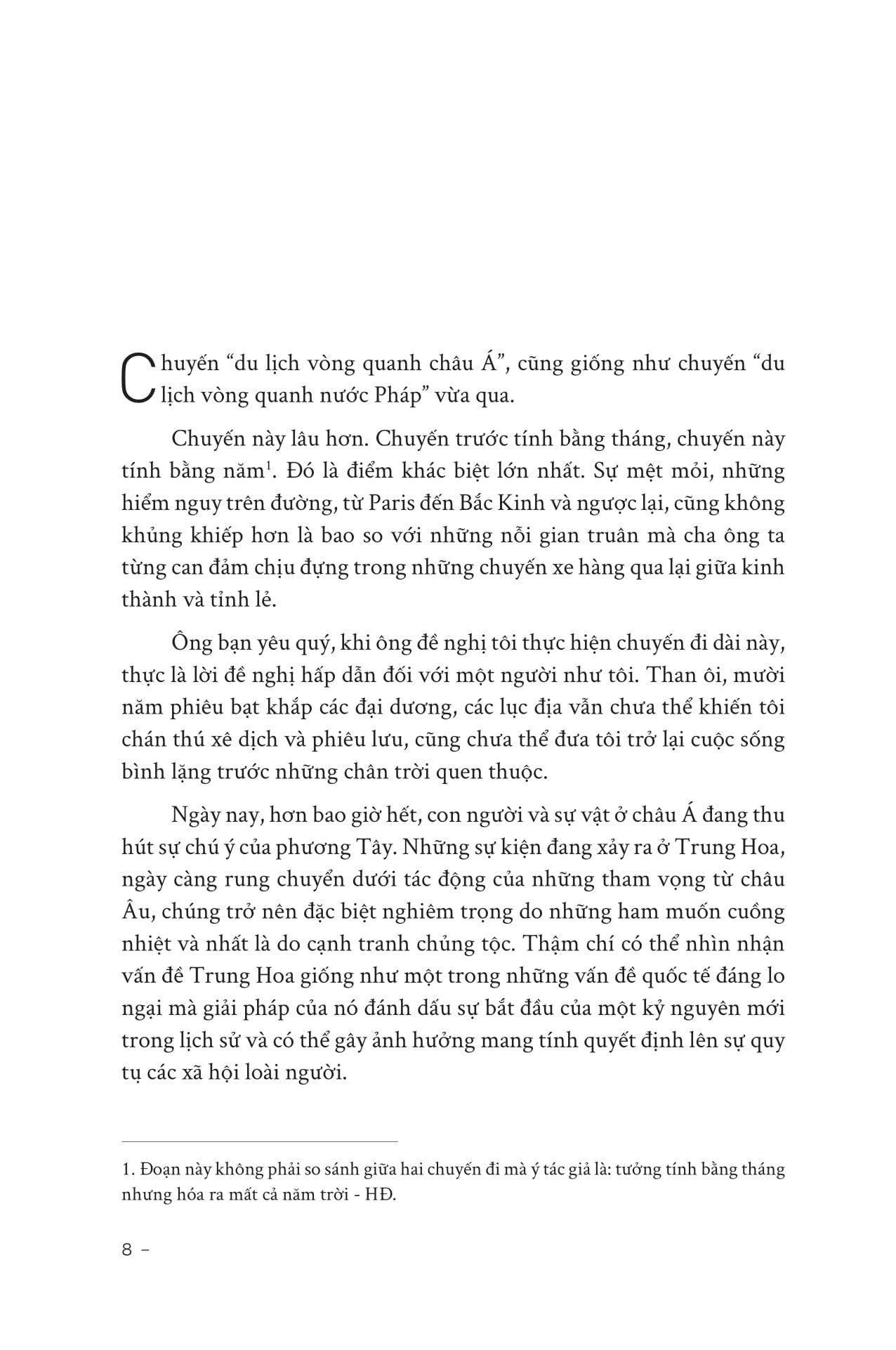 Vòng Quanh Châu Á - Nam Kỳ, Trung Kỳ, Bắc Kỳ