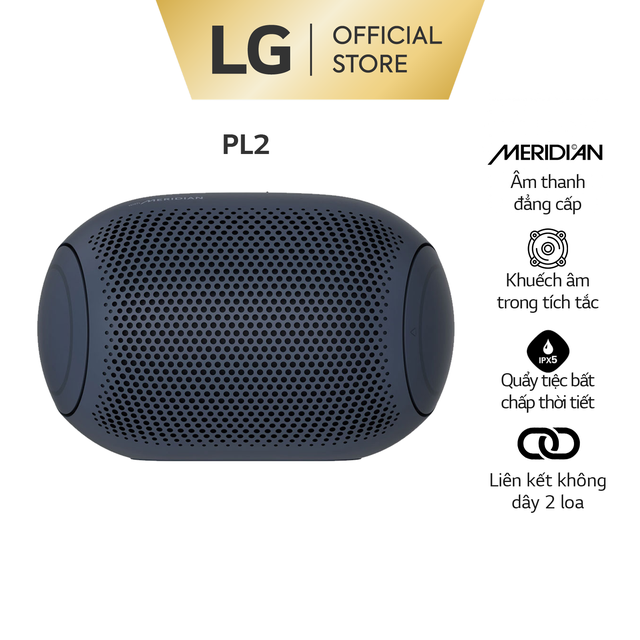 Loa di động Bluetooth LG XBOOMGO PL2 - Hàng Chính Hãng