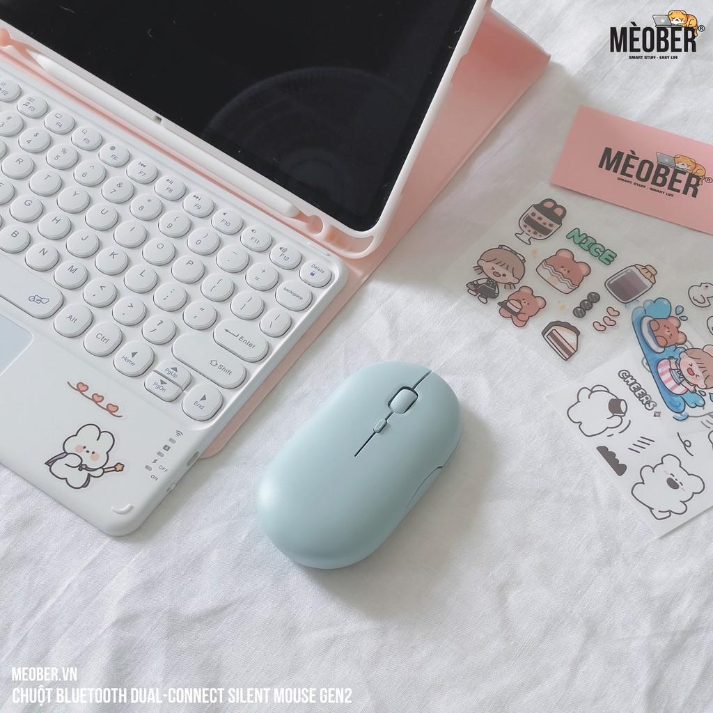 Chuột không dây Bluetooth Silent Mouse Gen2 - Nhỏ Gọn, Tối Giản, Pin Sạc Cao cấp