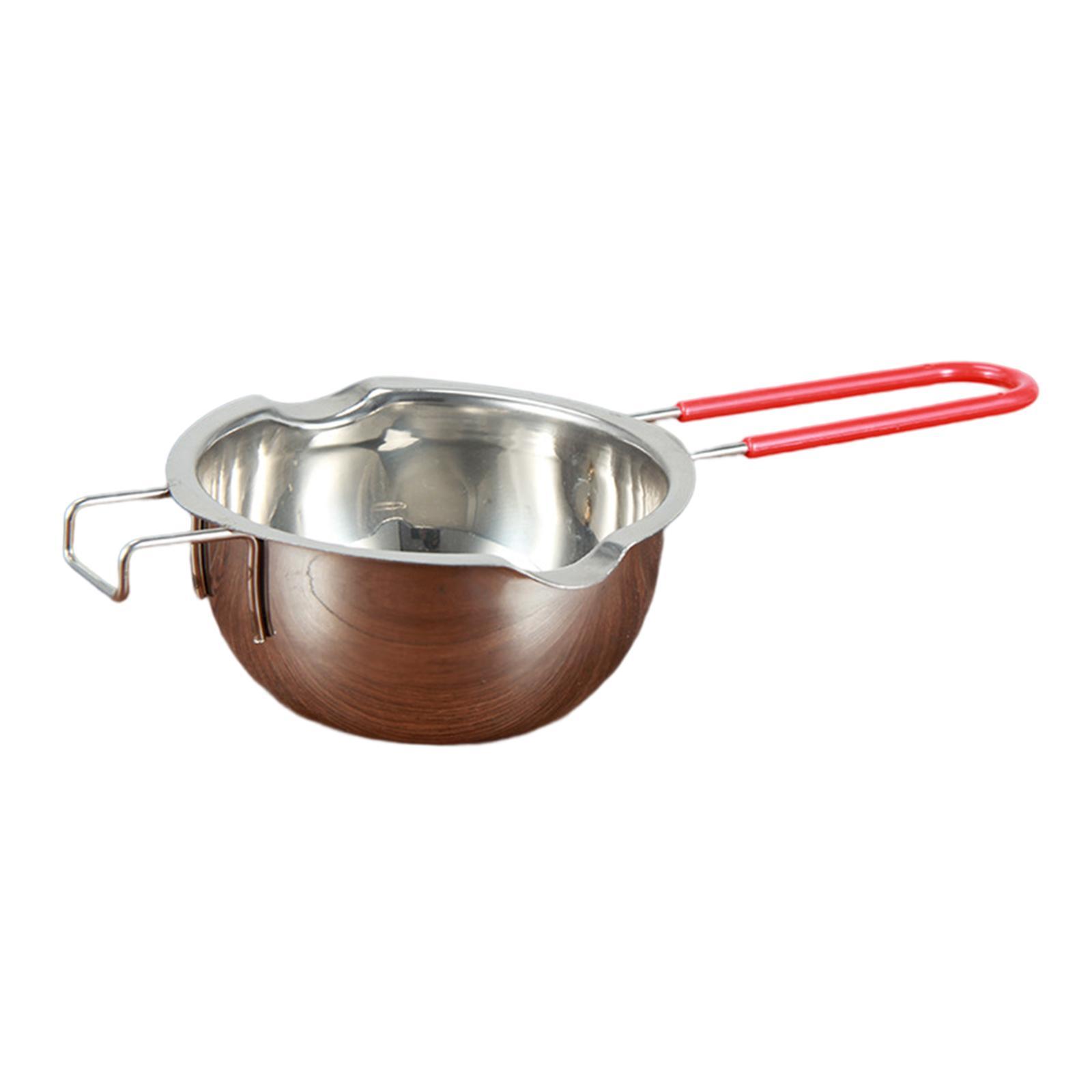 Melting Boiling Pot Double Spout Butter Melting Pot for Outdoor Home Cooking