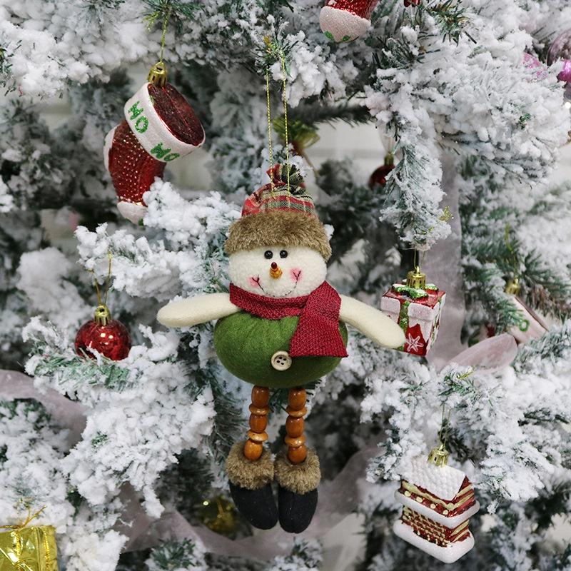 Phụ Kiện Treo Trang Trí Cây Thông Giáng Sinh Hình Ông Già Noel / Người Tuyết / Tuần Lộc / Ông Già Noel