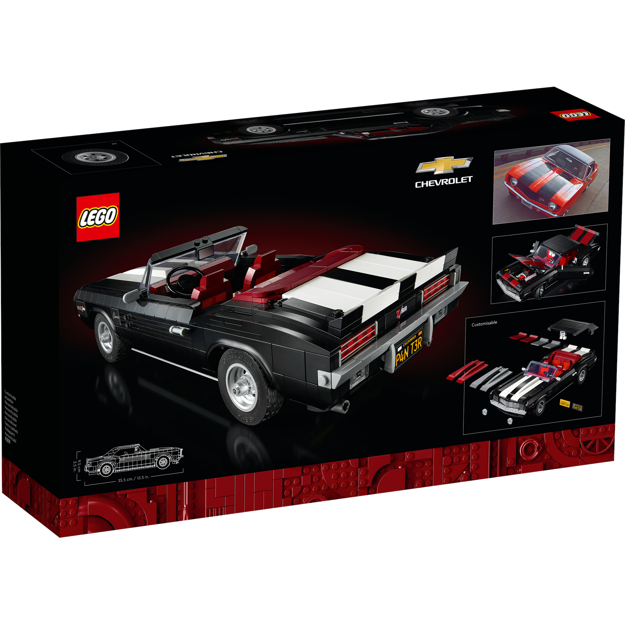 LEGO Adults Siêu Xe Chevrolet 1969 Camaro Z28 10304 (1456 chi tiết)