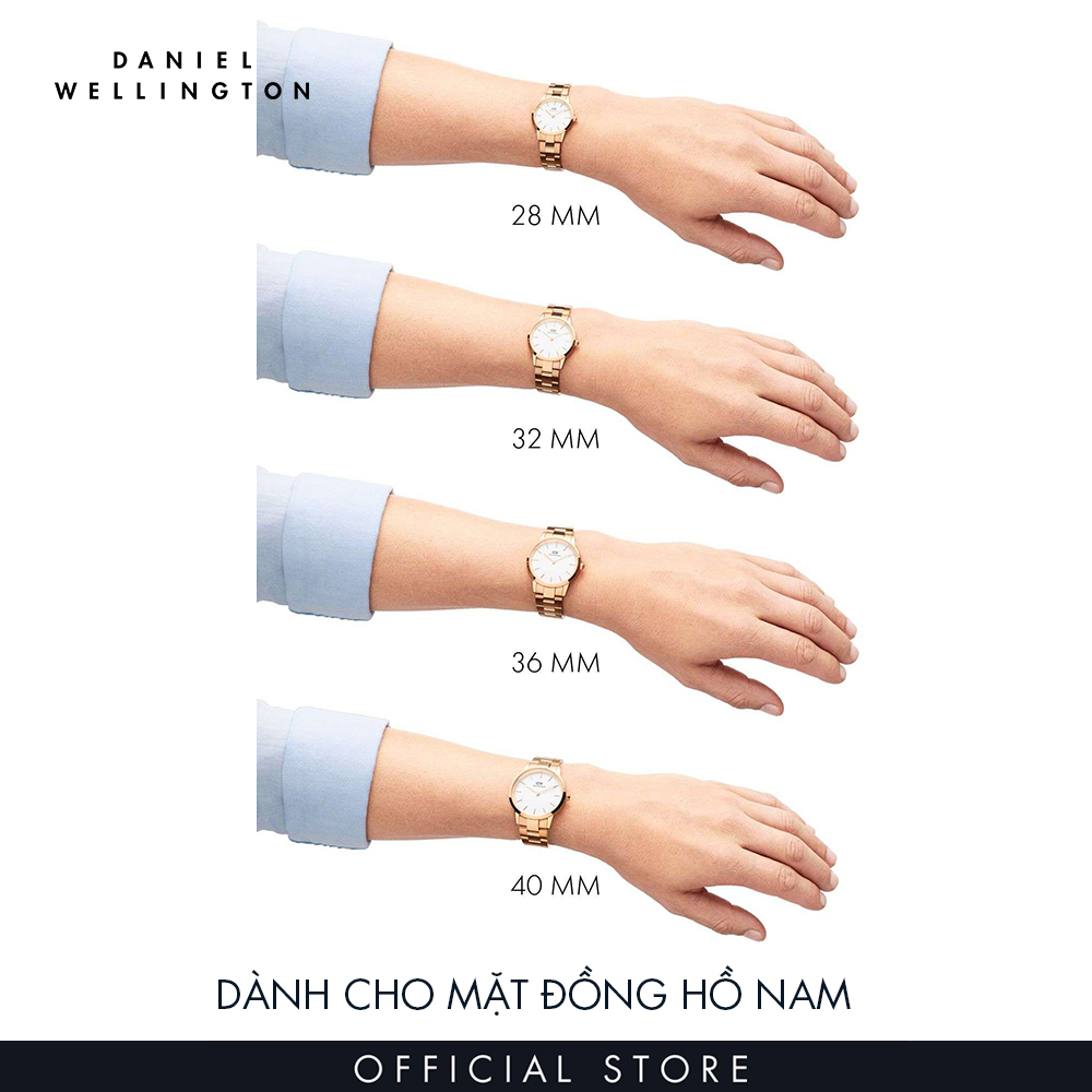 Đồng hồ Nữ Daniel Wellington dây Kim loại - Iconic Link Pastel 32mm DW00100541