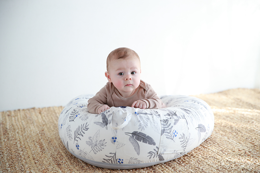 Elava Ruột gối chống trào ngược cho bé sơ sinh, 100% bông Huvis kháng khuẩn