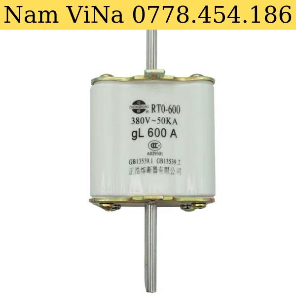 Cầu chì Zhengrong RT0-600 gL 500A, 600A 380V~50KA