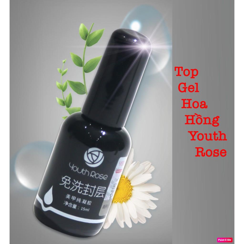 Sơn Bóng Gel Hoa Hồng Youth Rose Chính Hãng 15ml