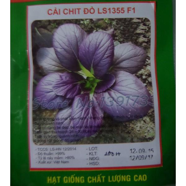 Hạt Giống Rau Cải Chít Đỏ F1 - 2gr/gói