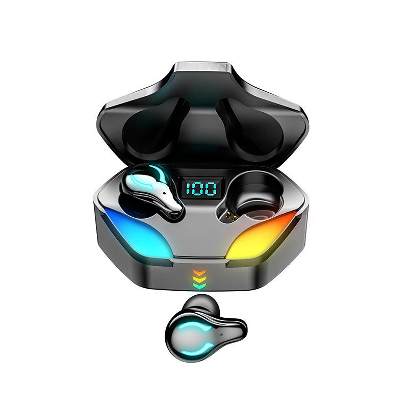 Tai nghe bluetooth không dây chơi game X1 phong cách riêng mới nhất hai tai không có độ trễ giảm tiếng ồn thể thao mini trong tai