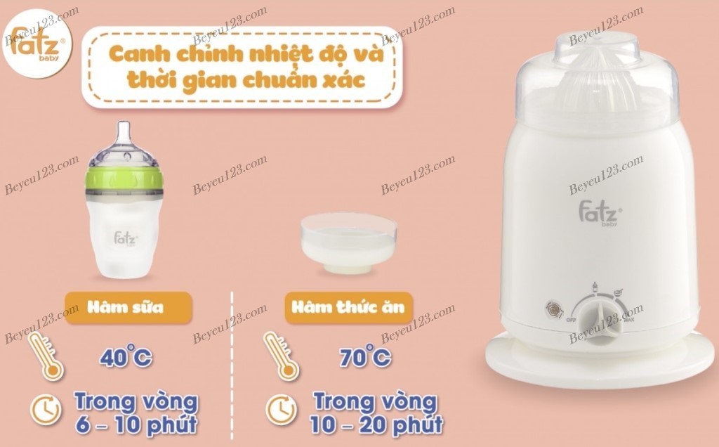 Máy hâm sữa Fatzbaby Mono 2 FB3002SL